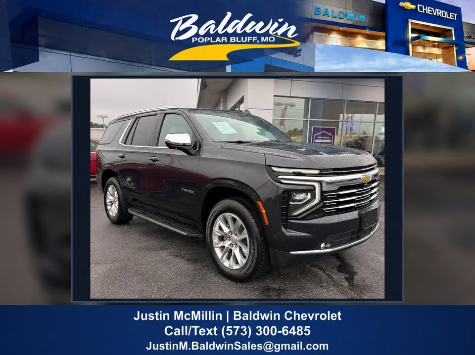 2025 Chevrolet Tahoe Premier — full vehicle photo
